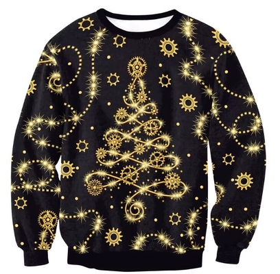 Αγορά Χριστουγεννιάτικο Custom All Over Print Sublimation Print Sweater πλέσιμο σε μηχανή online manufacture