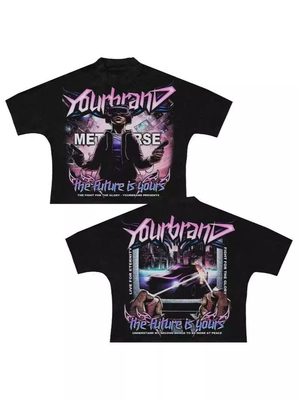 Αγορά T-Shirt Dtg Streetwear Προσαρμογή Γράφη Μεγέθους ψηφιακής εκτύπωσης T-Shirt online manufacture