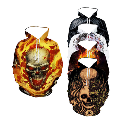 Χωρίς χρώμα φτερό Sublimation εκτύπωση Hoodie
