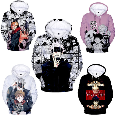 3D εκτύπωση Anime Custom Sublimated Hoodies
