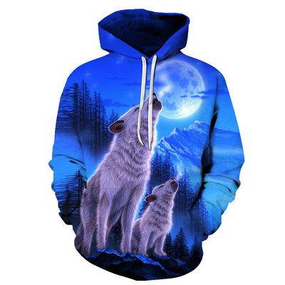 100% Polyester Sublimation Hoodies Sweatshirt Προσαρμόσιμη κατά των ρυτίδων