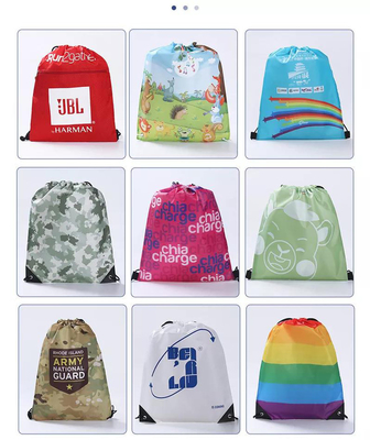 Προσαρμοσμένο λογότυπο εκτυπωμένο Calico Backpack