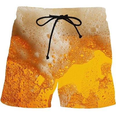 Αντι-ΥΦ Custom Swimming Trunks Ψηφιακή εκτύπωση υπολίμανσης Shorts για άνδρες Αναπνευστικά
