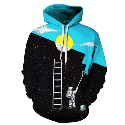 Προσαρμοσμένο λογότυπο Full Sublimation Hoodies Βαμβάκι Πολυεστέρα Hoodie ζευγάρι ρούχα