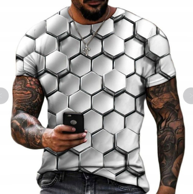 Ο-Neck Abstract Harajuku Custom Υπερμεγέθη T-Shirts