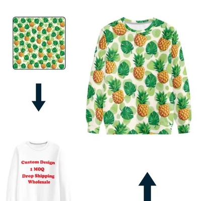 Κανονική φόρμα Γυναικεία υπερμεγέθη Sweatshirts Sublimation Crewneck Sweatshirt Πουλόβερ