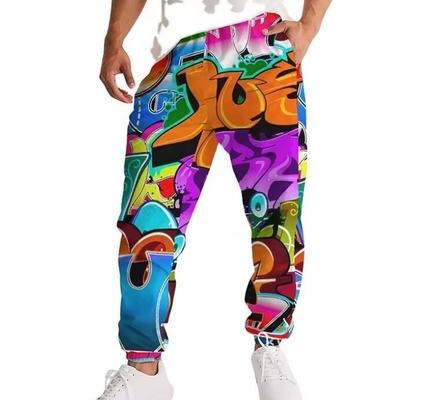 Πλήρης εκτύπωση Sublimation Street ανδρικά παντελόνια υπερμεγέθους