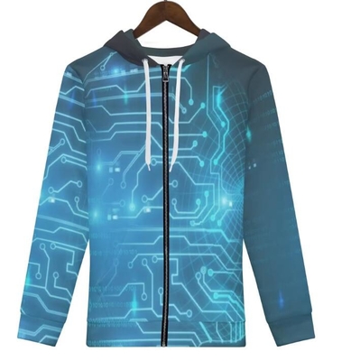 Εξαιρετικά ζεστή υπερμεγέθη Γραφική Hoodie 100% βαμβάκι οξύ πλυμένο βιντέιζ Ζιπ Up Hoodie