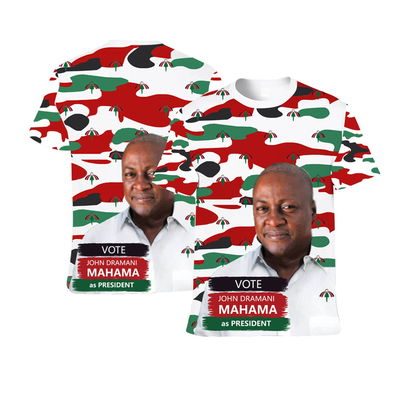 Αθλητικό πουκάμισο Εκδήλωση Σημαία Τύπος T-shirt Custom Made Full Body Print Στρογγυλό λαιμό Πολιτιστικό πουκάμισο Κοντά μανίκια