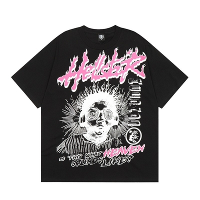 Υπερμεγέθη T-shirts Unisex Graffiti πλέξιμο εκτύπωση Casual T-shirts Streetwear Vintage Summer Tops T-shirts